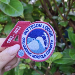 Patteson Lodge 40th Anniversary Badge
